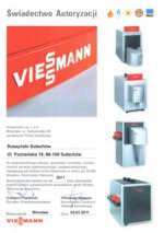 wiadectwo autoryzacji firmy Viessmann